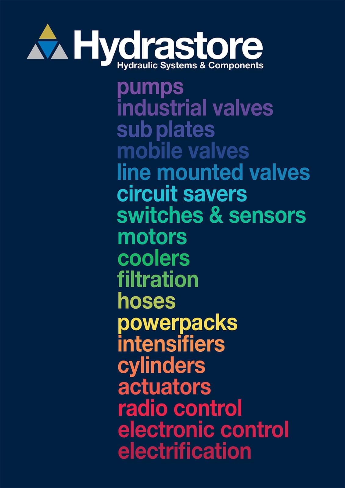 Hydrastore parts catalogue cover