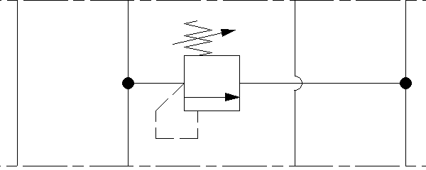 CETOP 3 RELIEF A TO T 10 – 210 BAR ADJ.