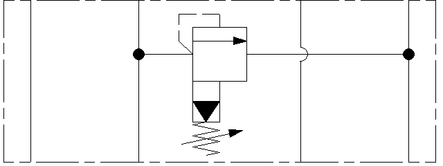 CETOP 5 RELIEF A TO T 10 – 210 BAR ADJ.