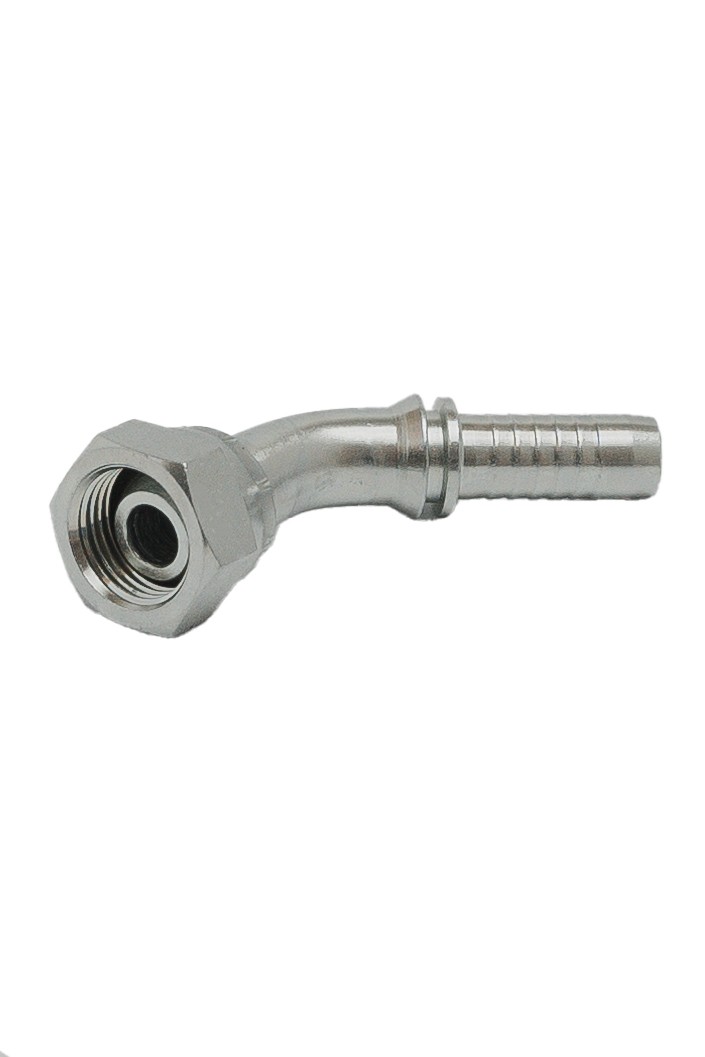 45 Deg Swept Female BSPP With O-Ring Insert illustration