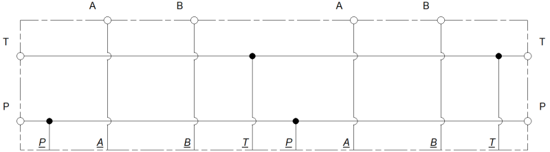 CETOP 3 TWO STATION MANIFOLD