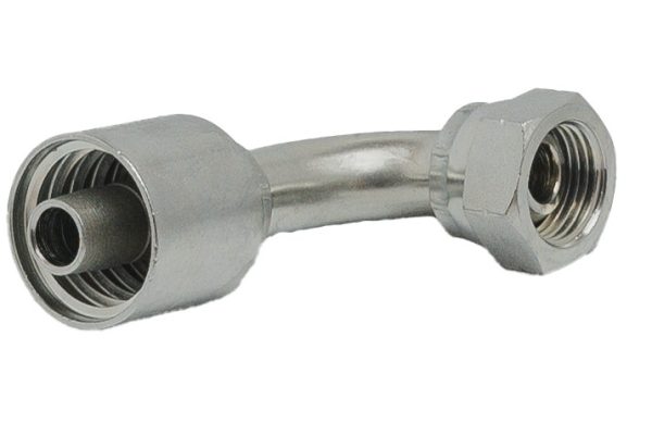 BSP 60 Deg Swivel 90 Deg Elbow Female Insert illustration