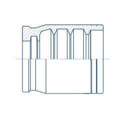 Balflex NON SKIVE 1 & 2 Wire Braid Ferrule 20.204 / 20.302