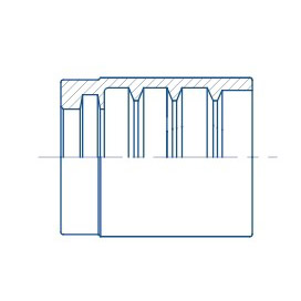 Balflex NON SKIVE 1 Wire Braid Ferrule 20.305