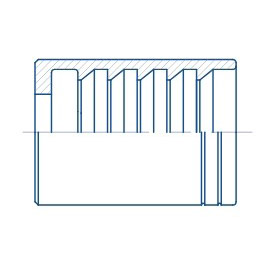 Balflex NON SKIVE 2 Wire Braid Ferrule 20.201 / 20.302