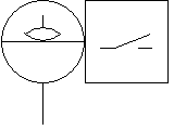 FLOAT SWITCH. FALLING OIL OPENS OR CLOSES