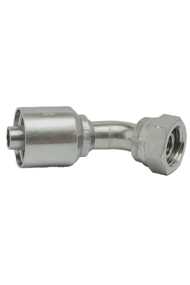 BW23 Series 60 Deg Swivel 45 Deg Elbow Female BSP Insert