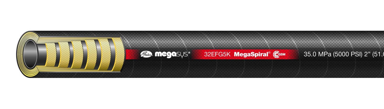 EFG5K Spiral Wire Hose illustration